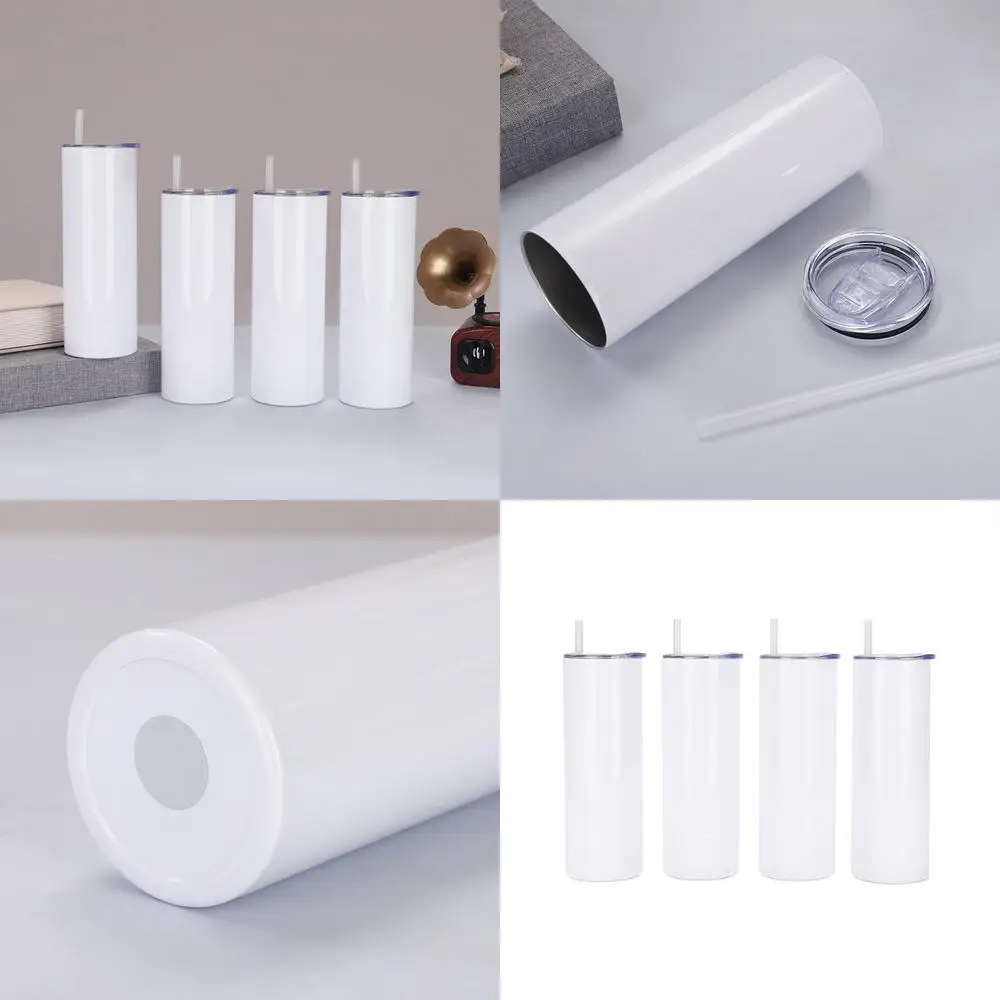 Sublimation Mug White - Cangkir Lurus 20oz dari Baja Tahan