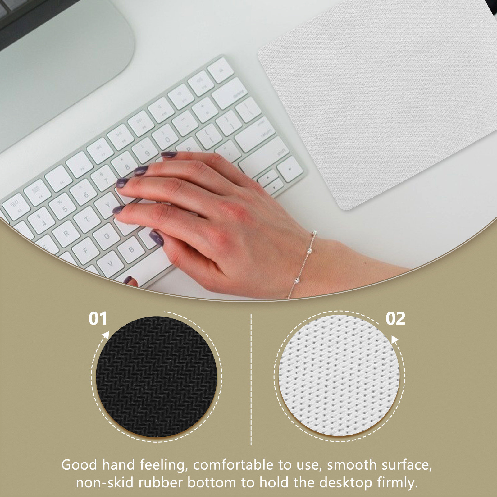 Mouse Pad Blank Sublimation - 5 buah alas mouse polos untuk