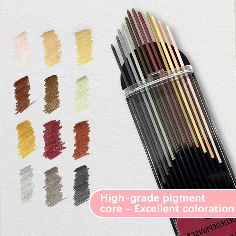 Set Pensil Mekanik 12/24 Warna - Staedtler Pencil Lumocolor ulasan dan harga