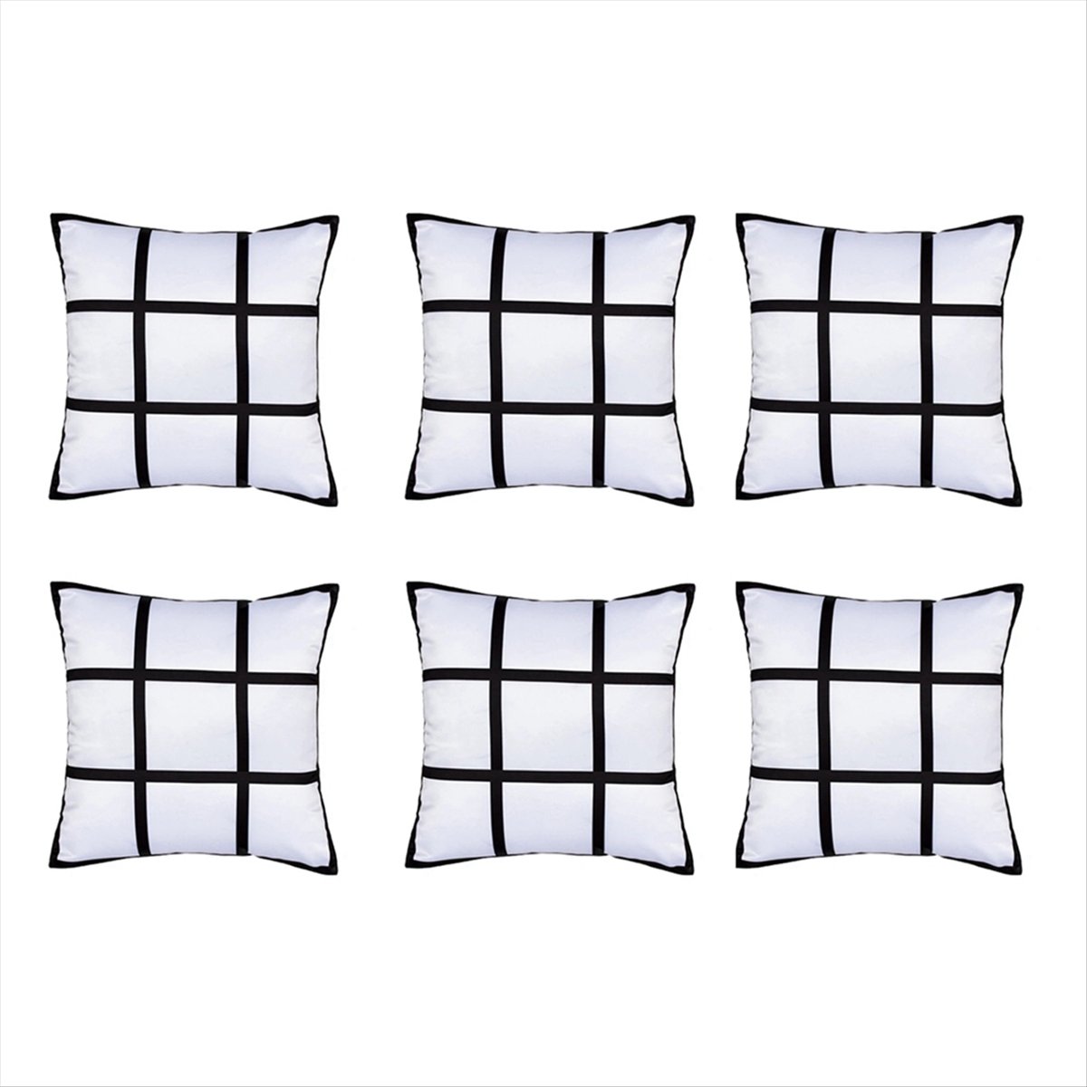 【ABFS】6 Buah Sarung Bantal Pol - Pillow Cover Sublimation ulasan dan harga