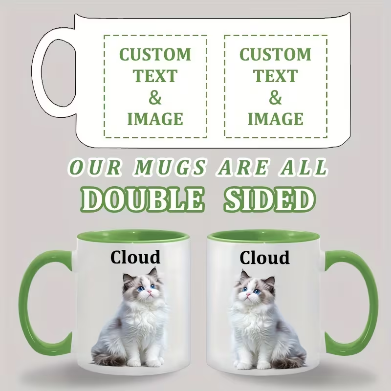 Mug Keramik Custom Warna Dalam - Sublimation Mug White ulasan dan harga