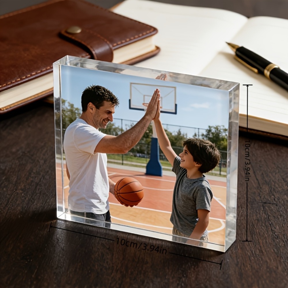 Plakat Akrilik Meja Kerja deng - Photo Acrylic Block ulasan dan harga