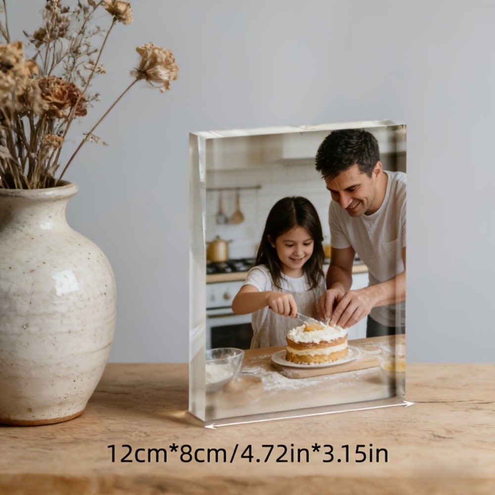 Plakat Akrilik Meja Kerja deng - Photo Acrylic Block ulasan dan harga