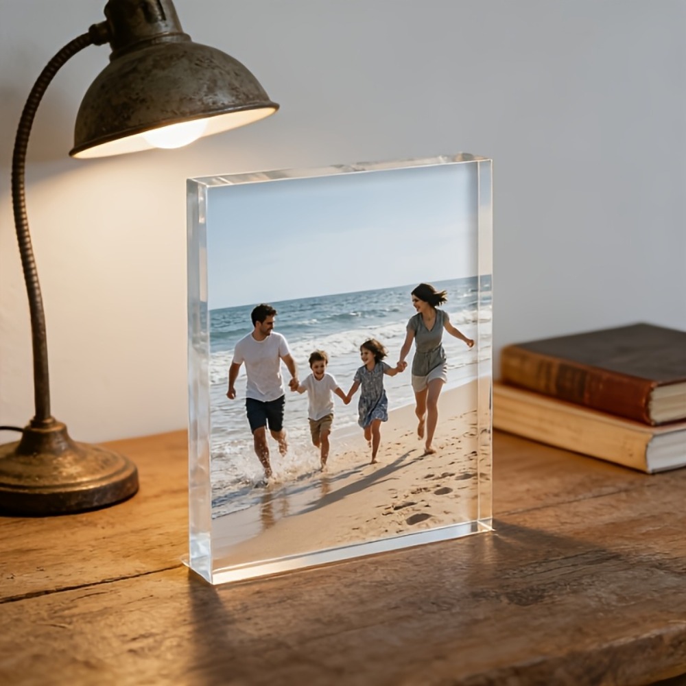 Plakat Akrilik Meja Kerja deng - Photo Acrylic Block ulasan dan harga
