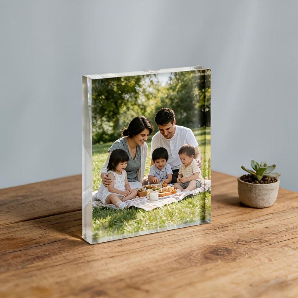 Plakat Akrilik Meja Kerja deng - Photo Acrylic Block ulasan dan harga
